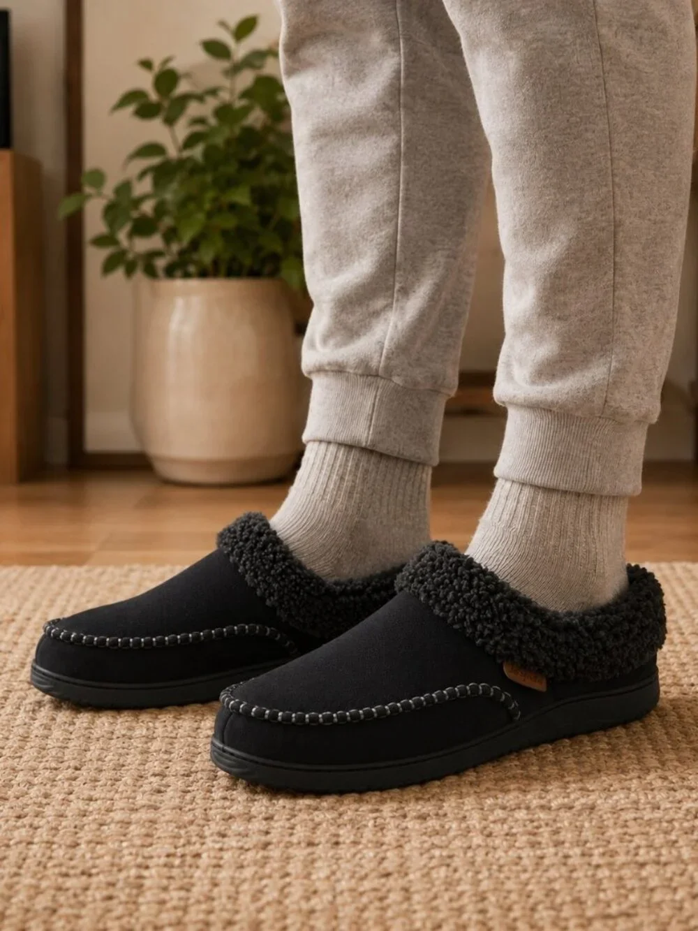 Dearfoams Men’s Clog Slippers